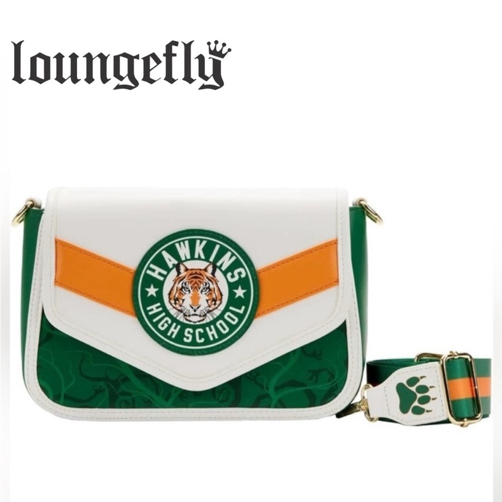 Loungefly Stranger Things Hawkins High School Crossbody Bag NWT